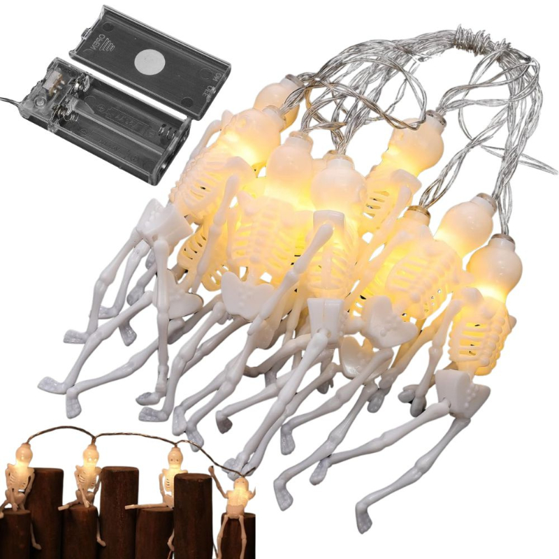 Skelett LED Girlande