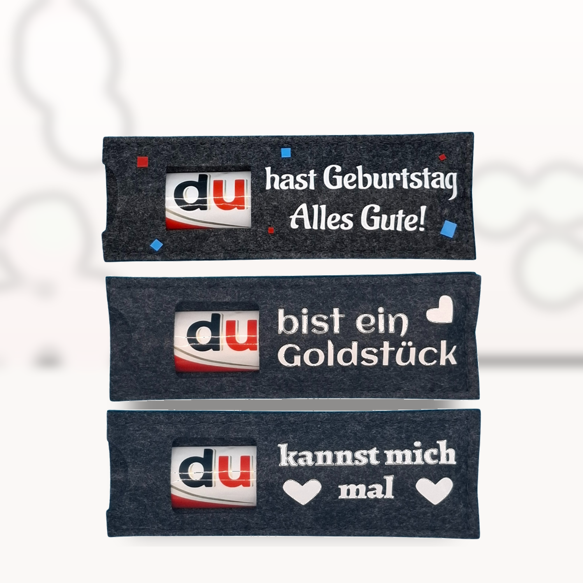Geschenktasche aus Filz