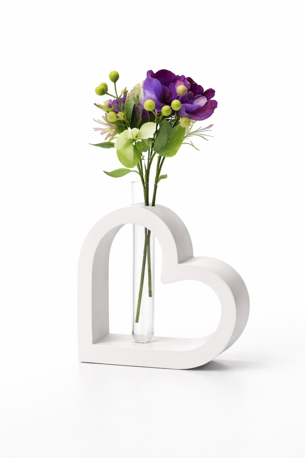 Blumenvase in Herzform aus Raysin 200